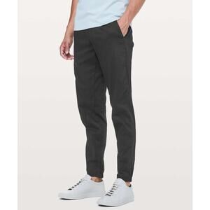 Lululemon All Town Commute Slim Pants Mens 34x29 Gray Pockets Reflective Casual